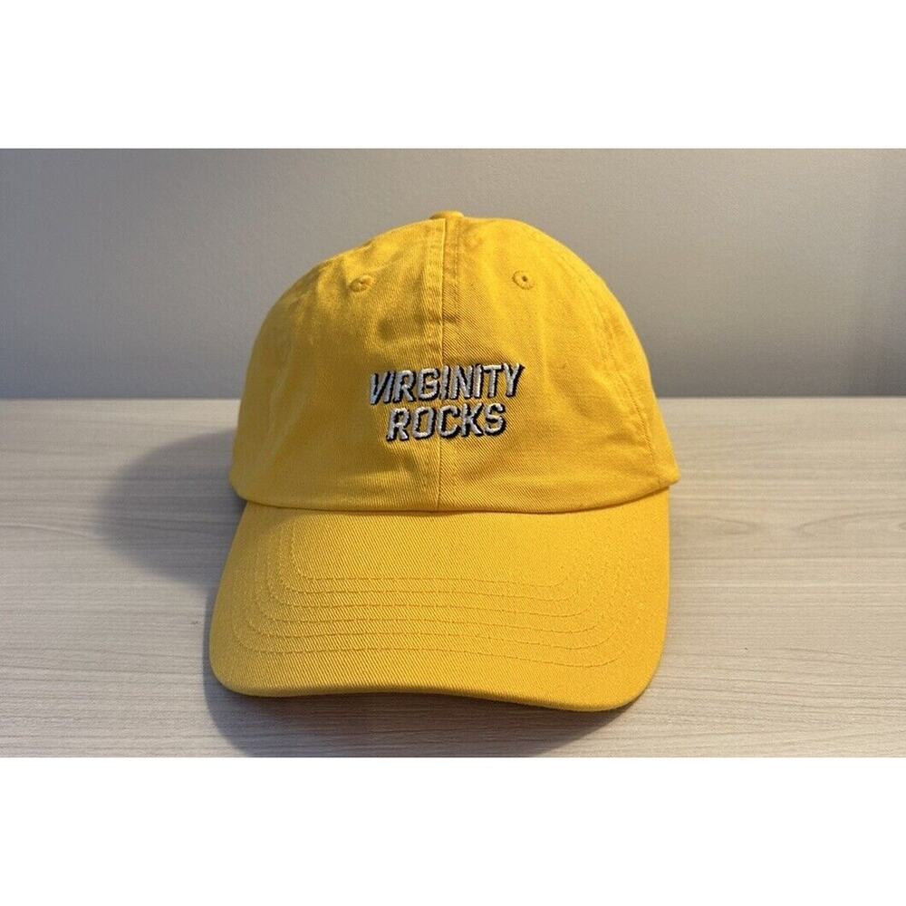 Danny Duncan Virginity Rocks Yellow Baseball Cap Hat StrapBack Cotton OSFA NEW